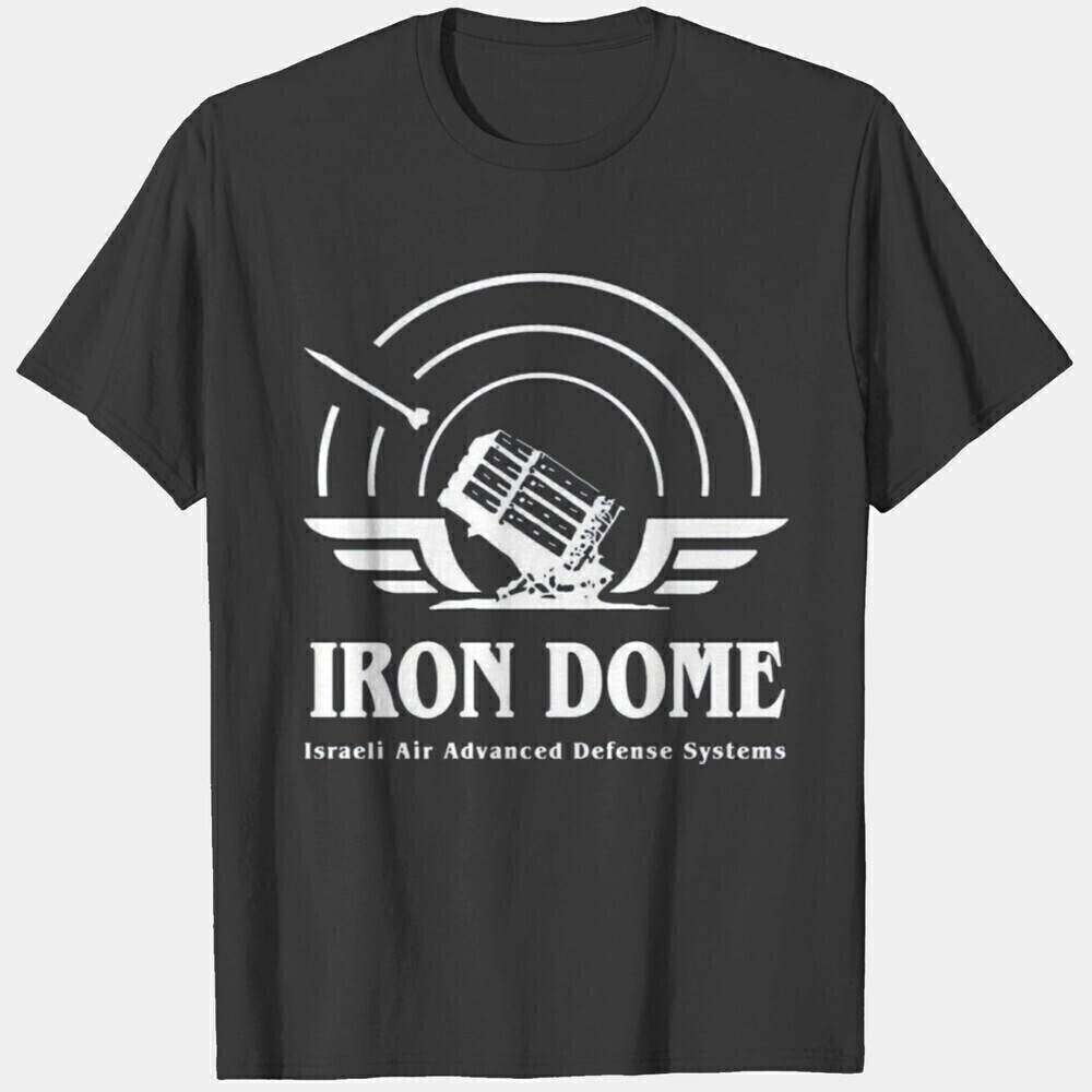 Iron Dome Israeli Defense System Military Graphic T-Shirt